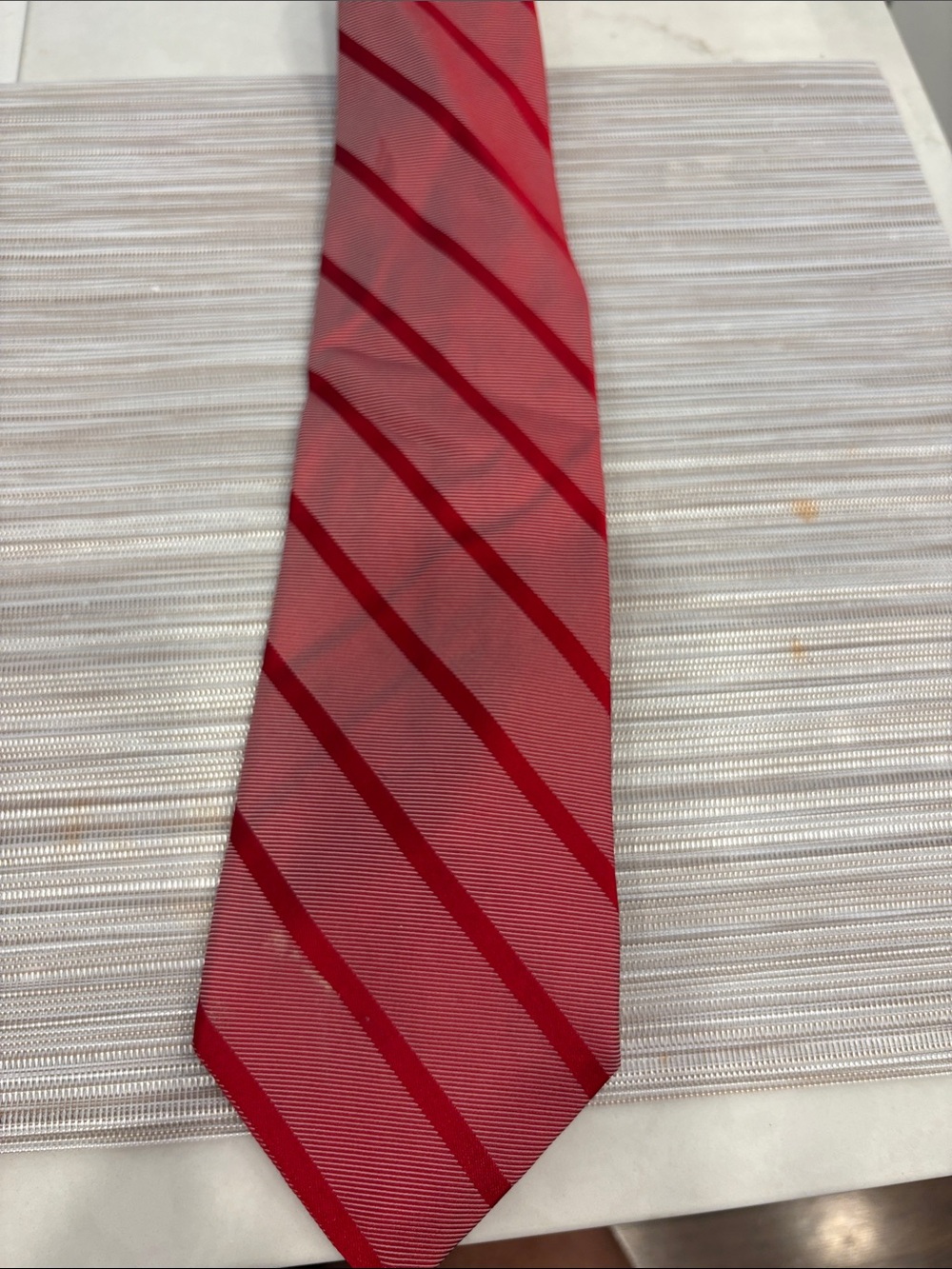Brooks Brothers Red Striped Silk Tie